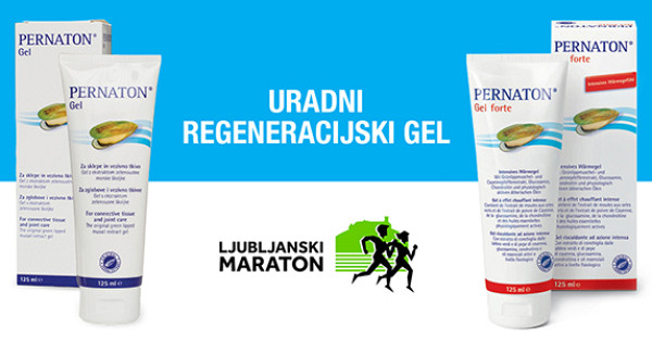 Pernaton že 10 let uradni regeneracijski gel Ljubljanskega maratona
